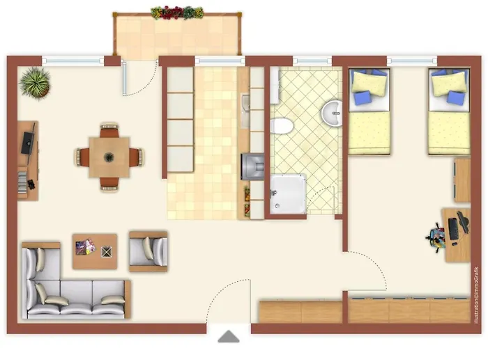 Apartment Charlotte, Direkt Am Kurpark
